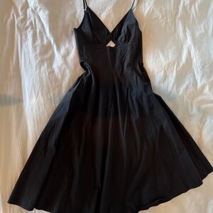 Alexander Wang Cotton Poplin Keyhole Dress
